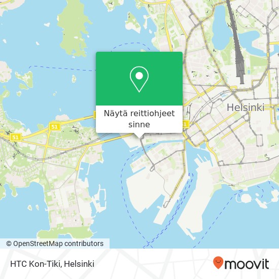 HTC Kon-Tiki kartta