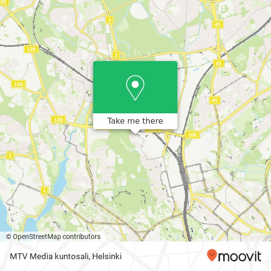 MTV Media kuntosali kartta