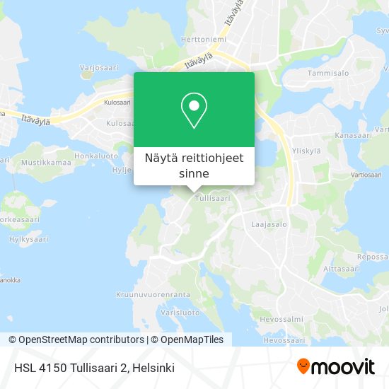 HSL 4150 Tullisaari 2 kartta