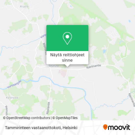 Tammirinteen vastaanottokoti kartta