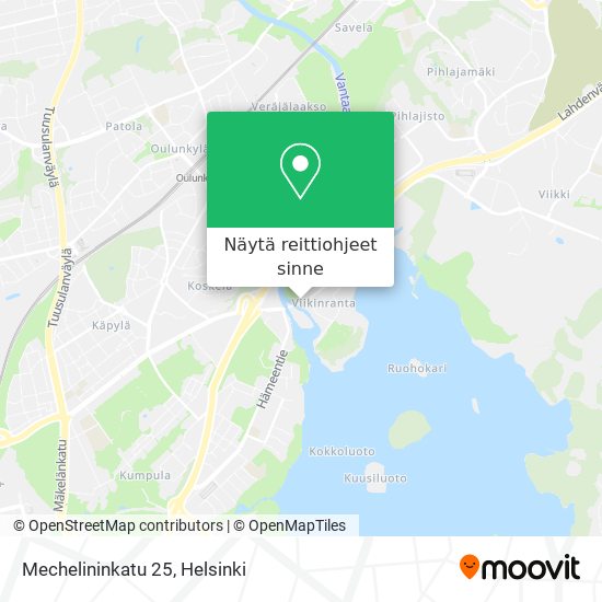 Mechelininkatu 25 kartta