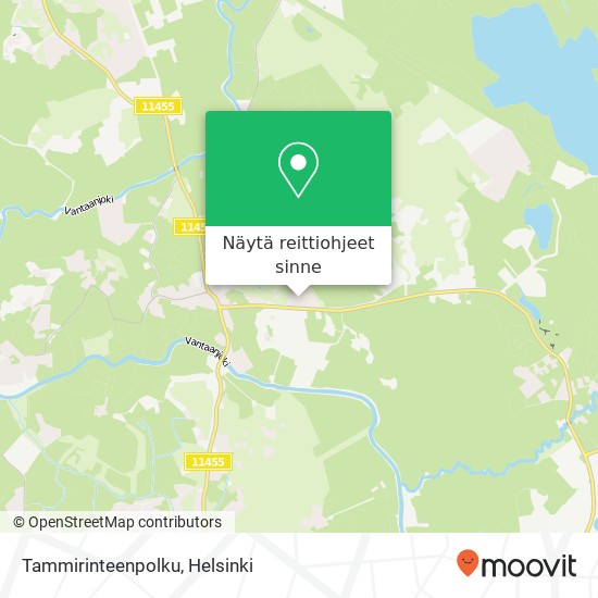 Tammirinteenpolku kartta