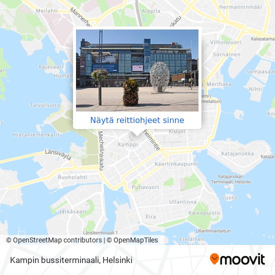 Kuinka päästä kohteeseen Kampin bussiterminaali paikassa Helsinki  kulkuvälineellä Bussi, Juna tai Metro?