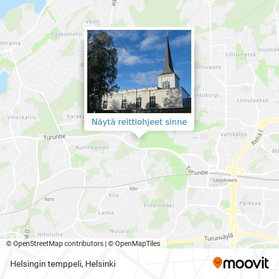 Helsingin temppeli kartta