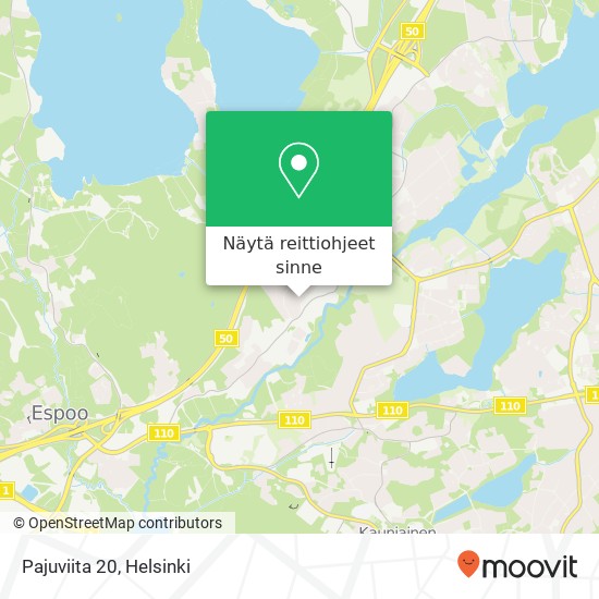 Pajuviita 20 kartta