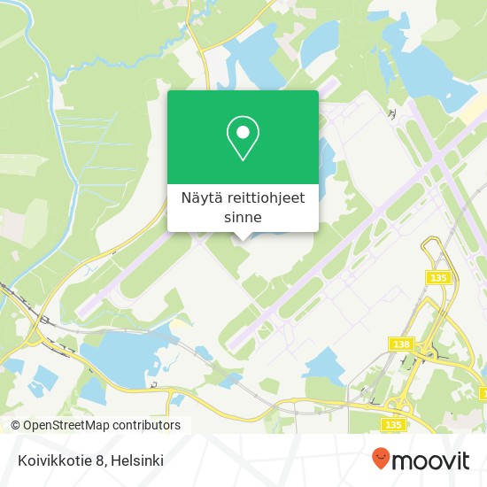 Koivikkotie 8 kartta