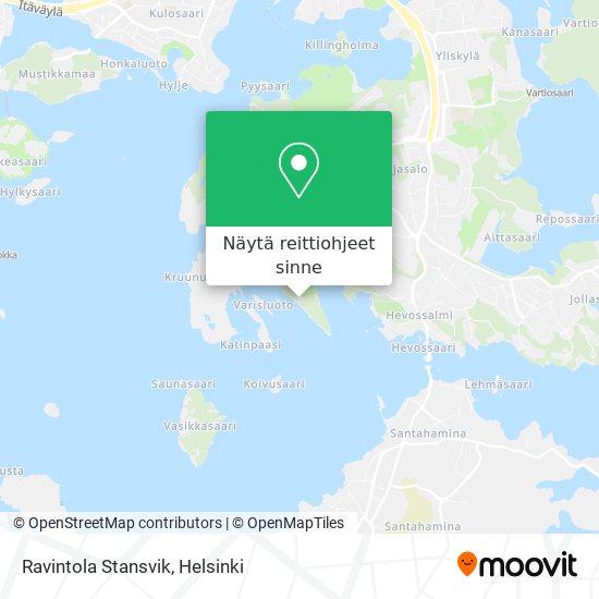 Ravintola Stansvik kartta