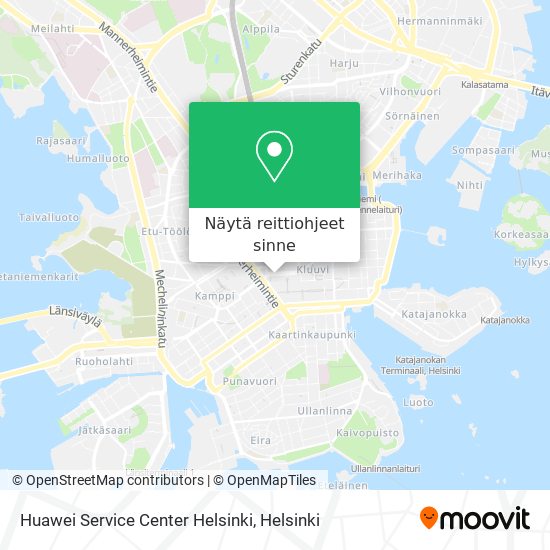 Huawei Service Center Helsinki kartta