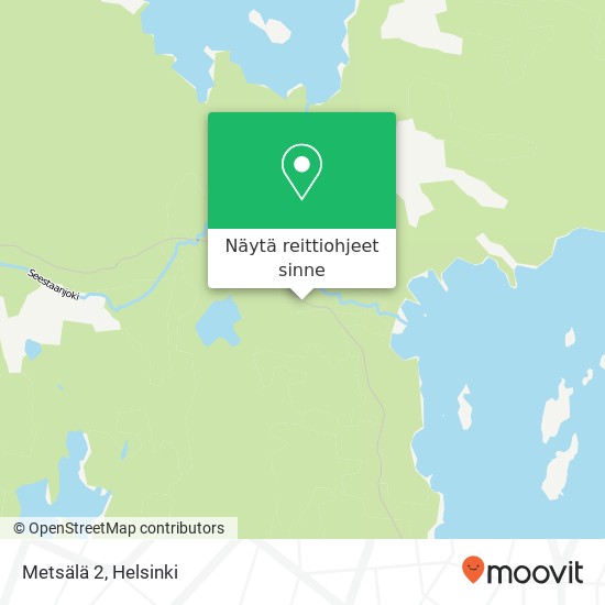 Metsälä 2 kartta