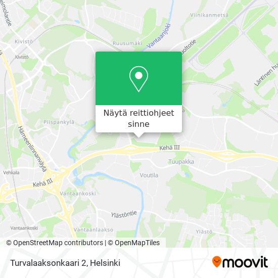 Turvalaaksonkaari 2 kartta