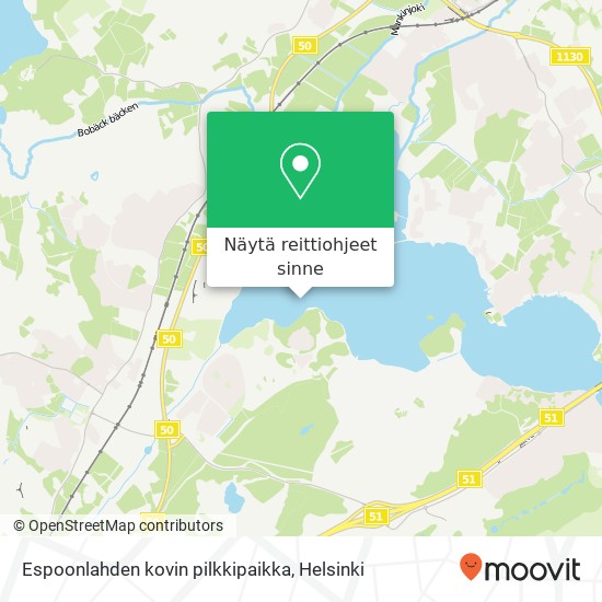 Espoonlahden kovin pilkkipaikka kartta