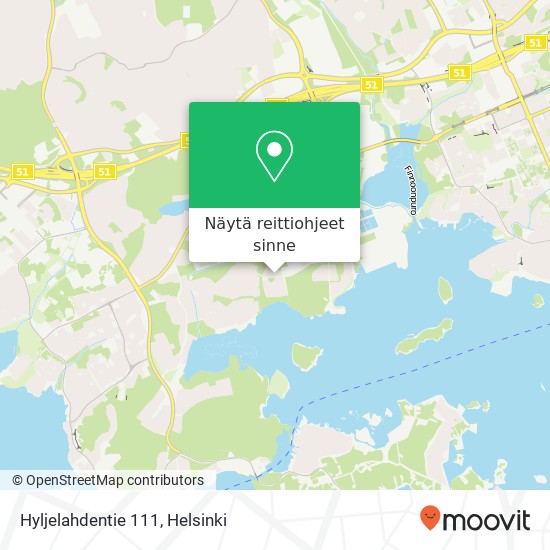 Hyljelahdentie 111 kartta