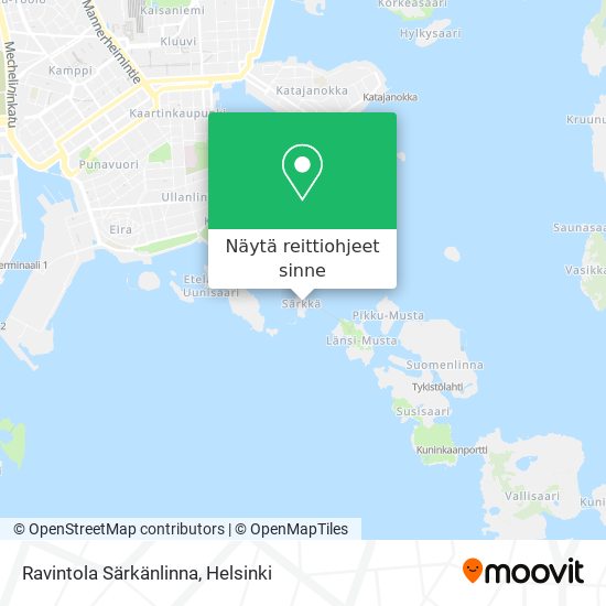 Ravintola Särkänlinna kartta