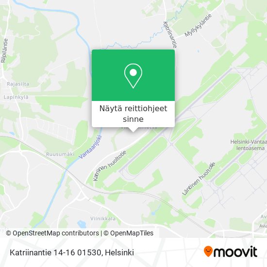 Katriinantie 14-16 01530 kartta