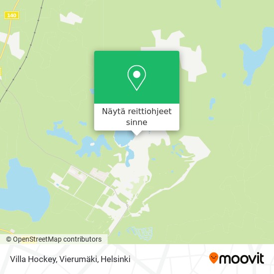 Villa Hockey, Vierumäki kartta