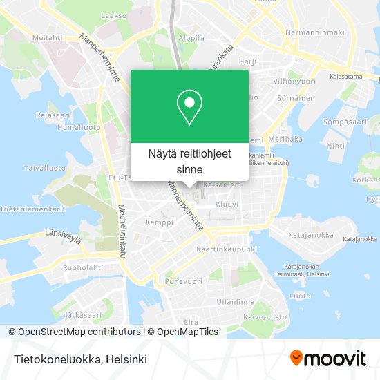 Tietokoneluokka kartta