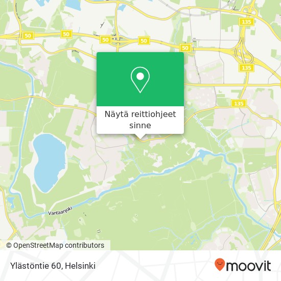 Ylästöntie 60 kartta