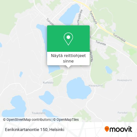 Eerikinkartanontie 150 kartta