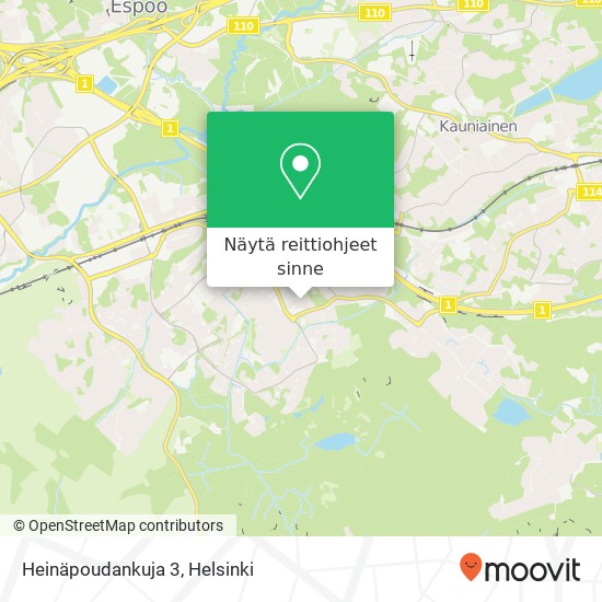 Heinäpoudankuja 3 kartta