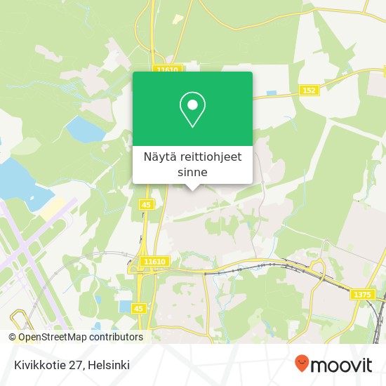 Kivikkotie 27 kartta