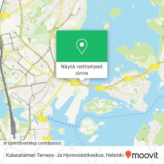 Kalasataman Terveys- Ja Hyvinvointikeskus kartta