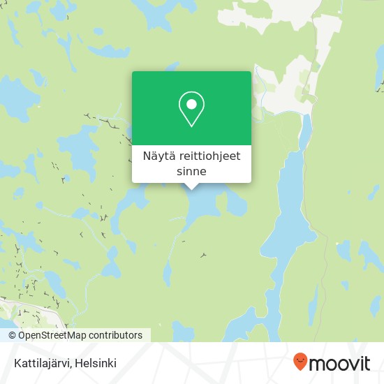 Kattilajärvi kartta