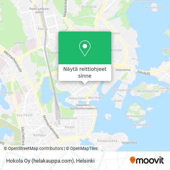 Hokola Oy (helakauppa.com) kartta