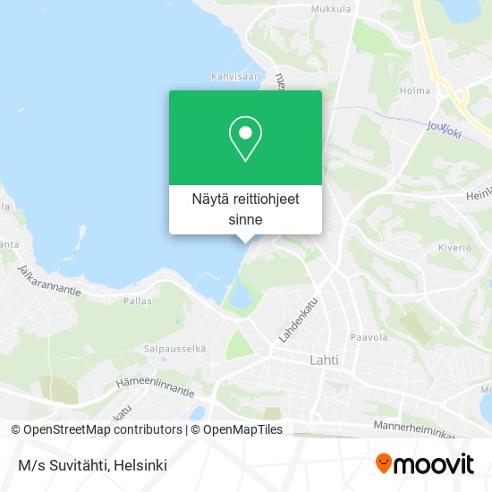 M/s Suvitähti kartta