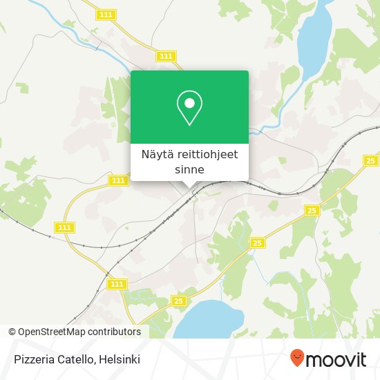 Pizzeria Catello, Ratakatu 65 FI-10300 Raseborg kartta