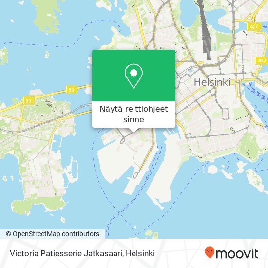 Victoria Patiesserie Jatkasaari, Välimerenkatu 14 FI-00220 Helsinki kartta