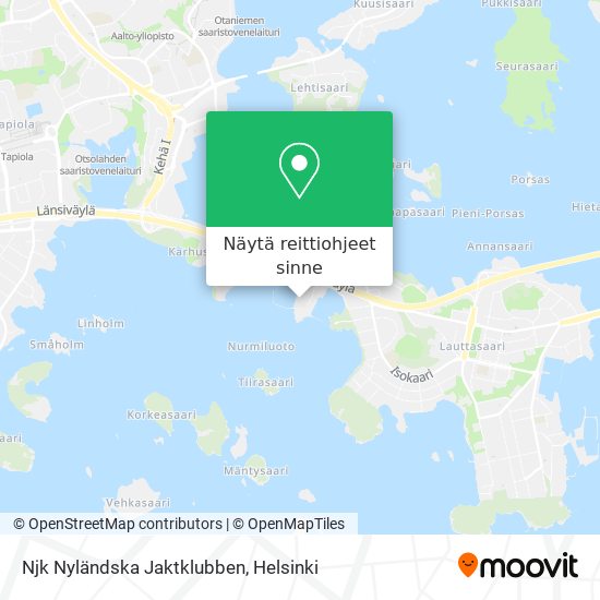 Njk Nyländska Jaktklubben kartta