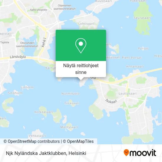 Njk Nyländska Jaktklubben kartta