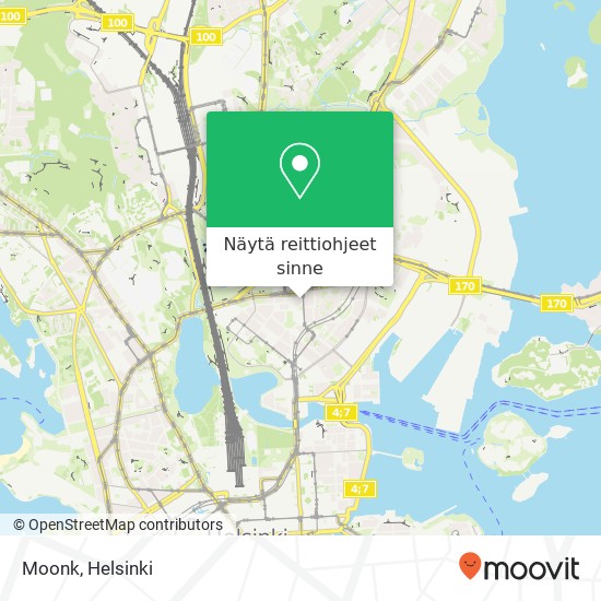 Moonk, Kaarlenkatu 10 FI-00530 Helsinki kartta