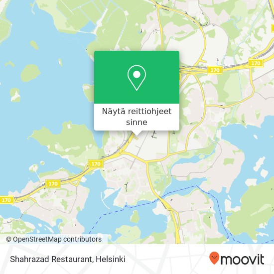 Shahrazad Restaurant kartta