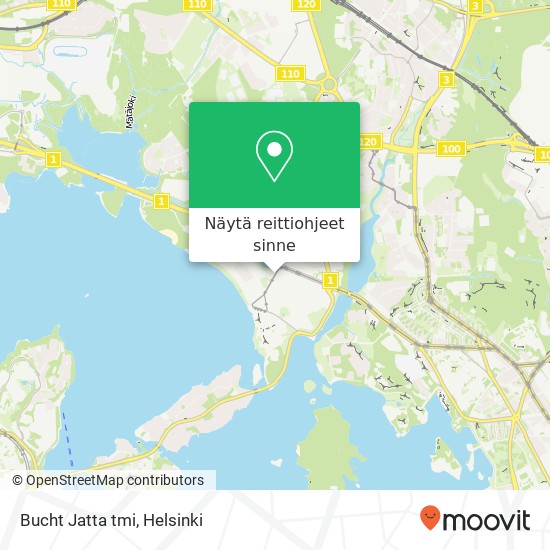 Bucht Jatta tmi, Laajalahdentie 9 FI-00330 Helsinki kartta