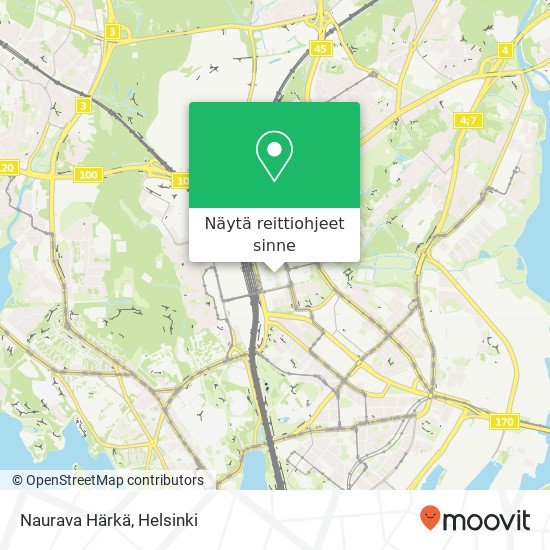 Naurava Härkä, Veturitori 2 FI-00520 Helsinki kartta