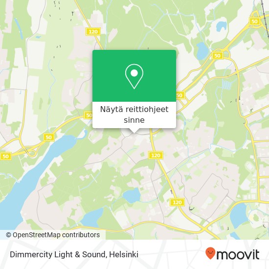 Dimmercity Light & Sound kartta
