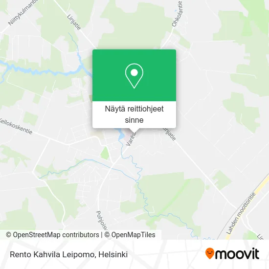 Rento Kahvila Leipomo kartta