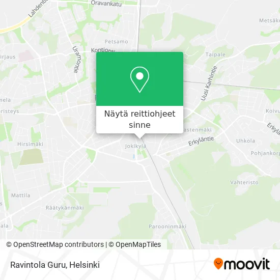 Ravintola Guru kartta