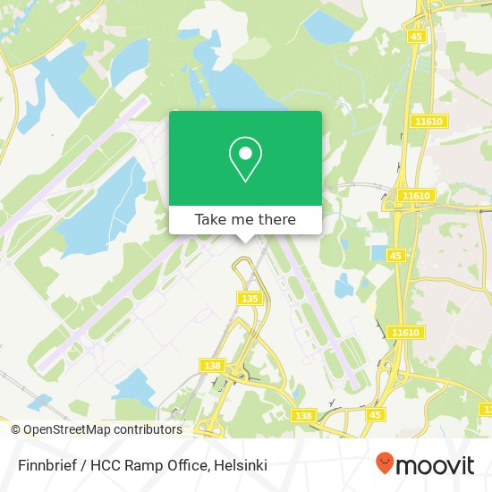 Finnbrief / HCC Ramp Office kartta