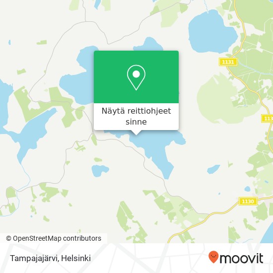 Tampajajärvi kartta