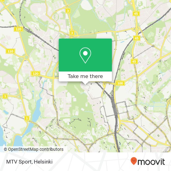 MTV Sport kartta
