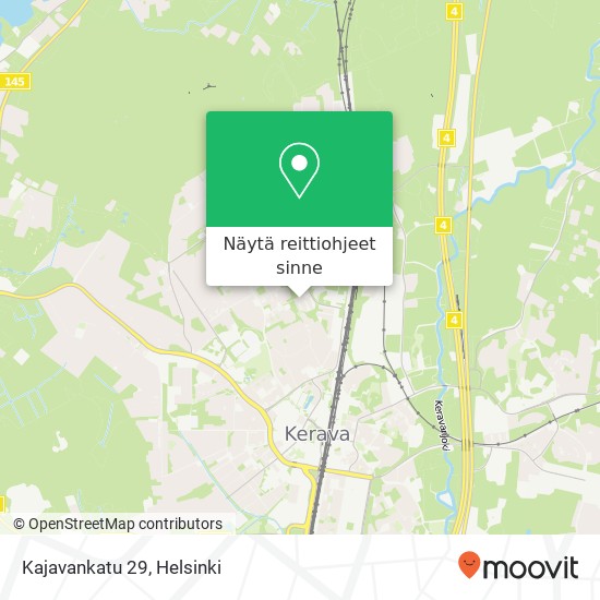 Kajavankatu 29 kartta