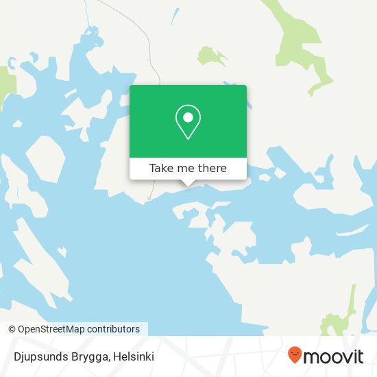 Djupsunds Brygga kartta