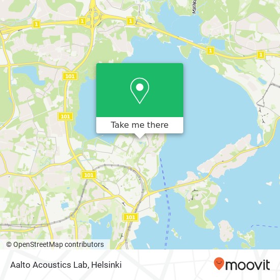 Aalto Acoustics Lab kartta