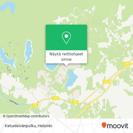 Ketunleivänpolku kartta