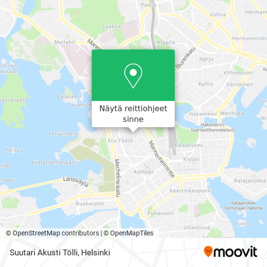 Suutari Akusti Tölli kartta
