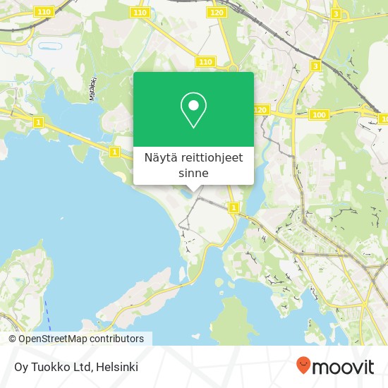 Oy Tuokko Ltd kartta