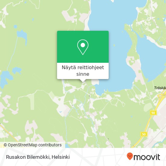 Rusakon Bilemökki kartta