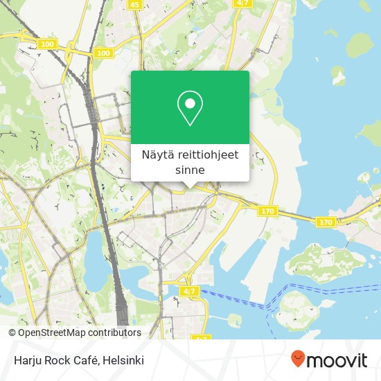 Harju Rock Café kartta